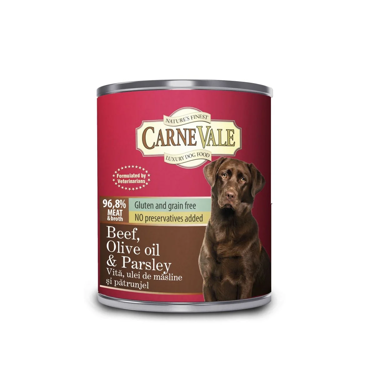 Carnevale Dog Conserva Vita/ Patrunjel/ Ulei Masline 800 g