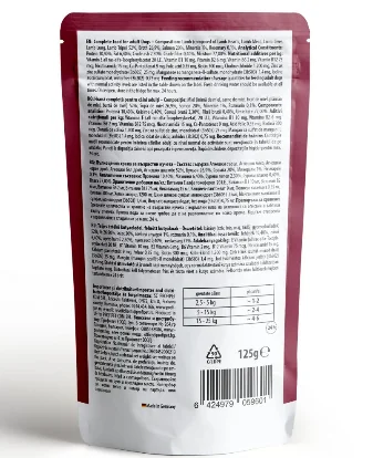 Carnevale Dog Plic Miel/Somon/Rozmarin 125 g