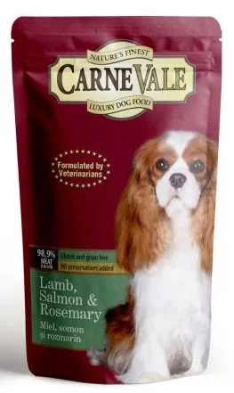 Carnevale Dog Plic Miel/Somon/Rozmarin 125 g
