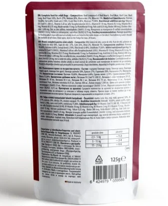 Carnevale Dog Plic Vita/Cerb/Afine 125 g