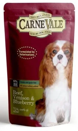 Carnevale Dog Plic Vita/Cerb/Afine 125 g