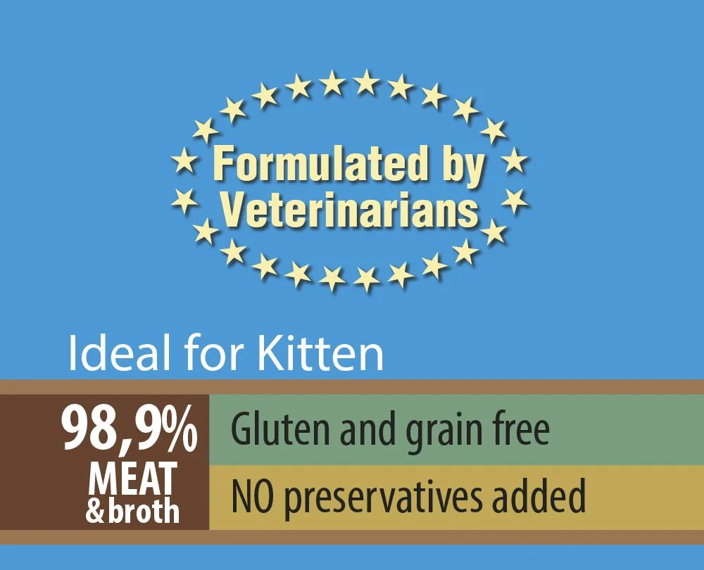 Carnevale Cat Kitten Plic Pui/Somon/Alge 85 g