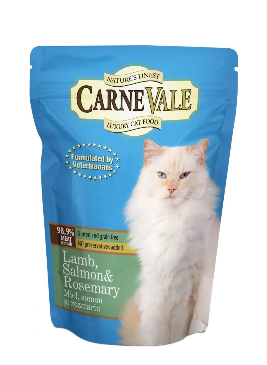 Carnevale Cat Plic Miel/Somon/Rozmarin 85 g