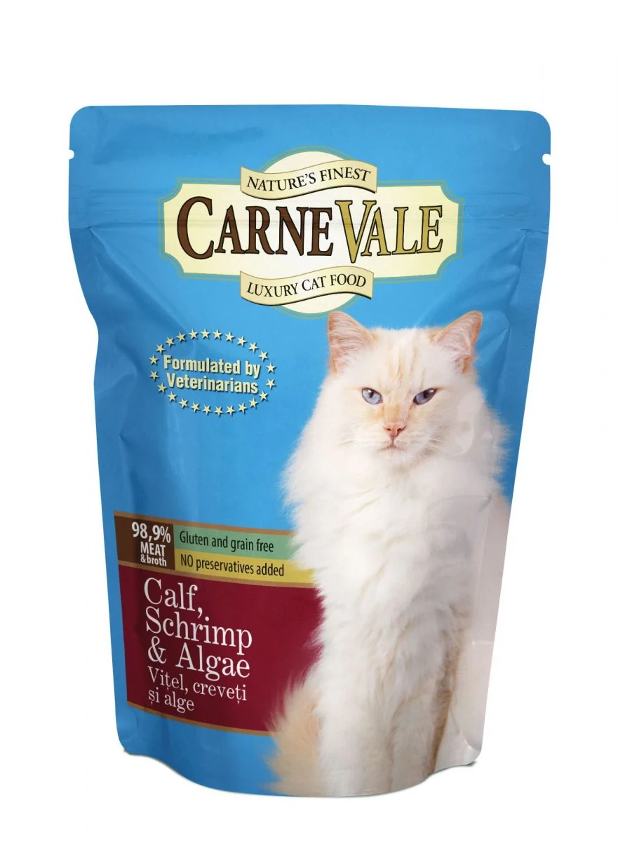Carnevale Cat Plic Vitel/Creveti/Alge 85 g