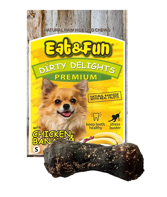 Eat&Fun Dog Recompense Pui/Banana S