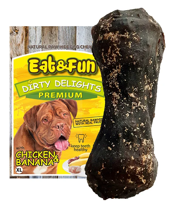 Eat&Fun Dog Recompense Pui/Banana XL