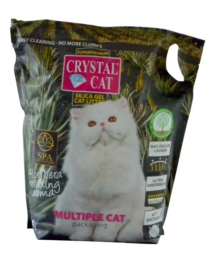 Crystal Cat Nisip Silicatic Aloe Vera