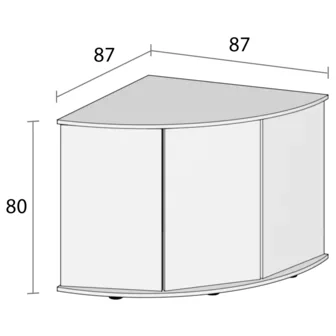 Juwel Masa Trigon 350 Alb SBX