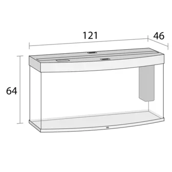 Juwel Acvariu Led Vision 260 Alb
