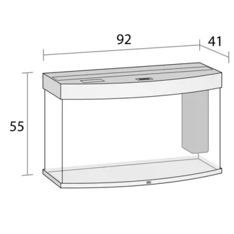 Juwel Acvariu Led Vision 180 Alb