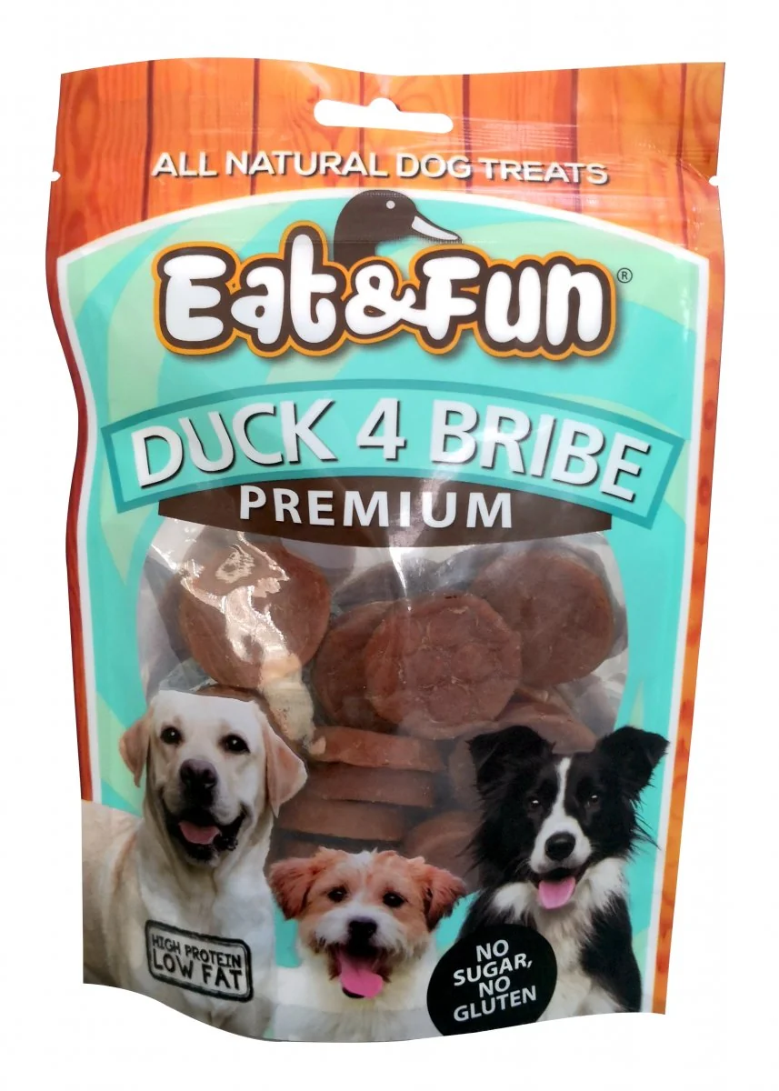 Eat&Fun Recompense Caini Duck 4 Bribe 100 G