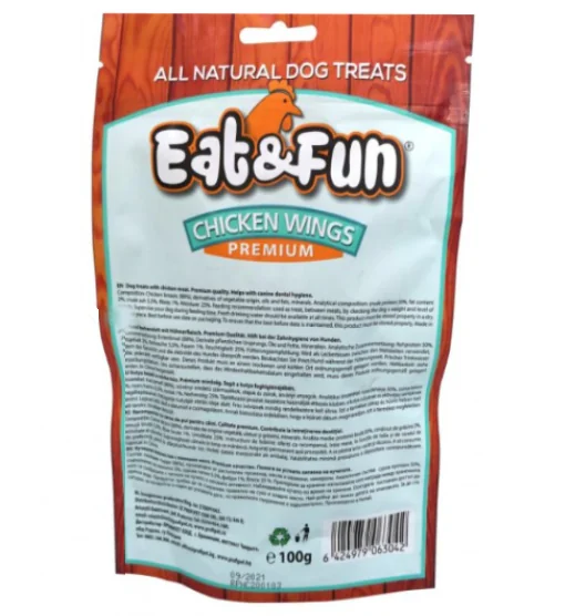 Eat&Fun Recompense Caini Chicken Wings 100 G