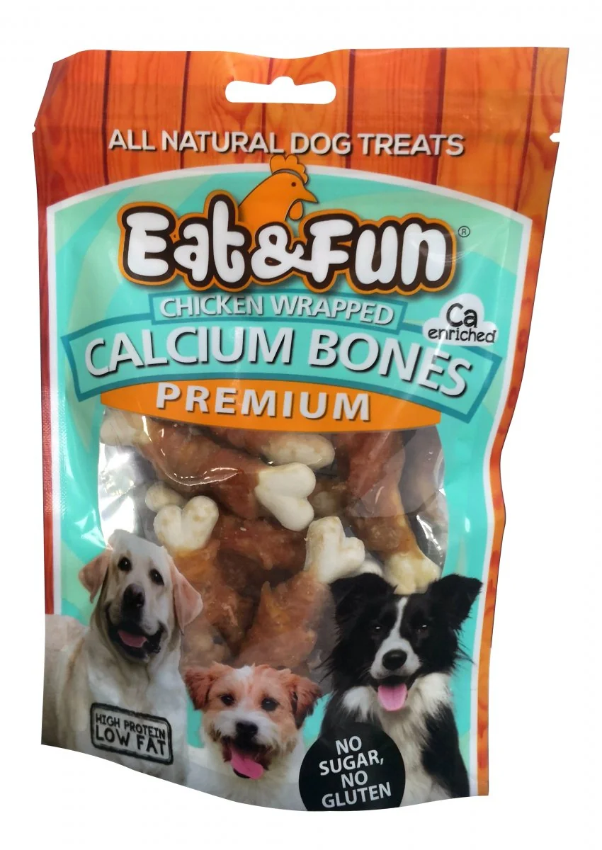 Eat&Fun Recompense Caini Chicken Calcium Bones 100 G