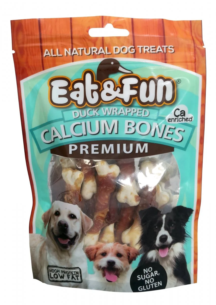 Eat&Fun Recompense Caini Duck Calcium Bone 100 G