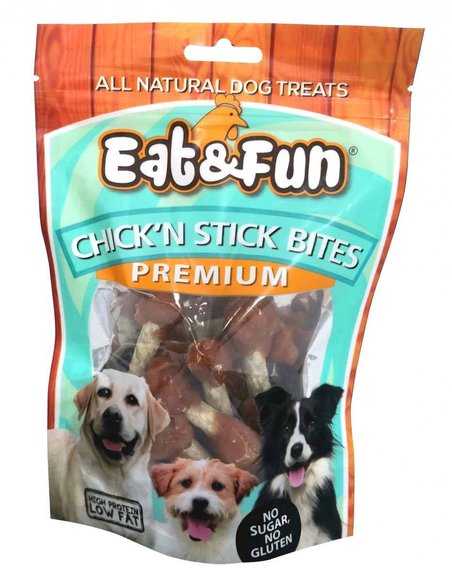 Eat&Fun Recompense Caini Chick'n Stick Bites 100 G