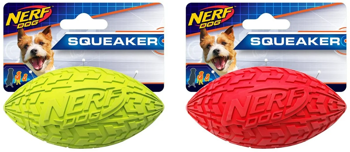 Nerf Minge Football Squeak Rosu/Verde