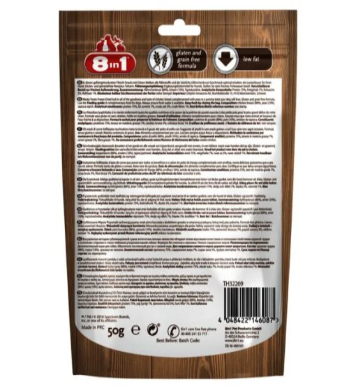 8in1 Recompense Meaty Pui/ Mazare 50g