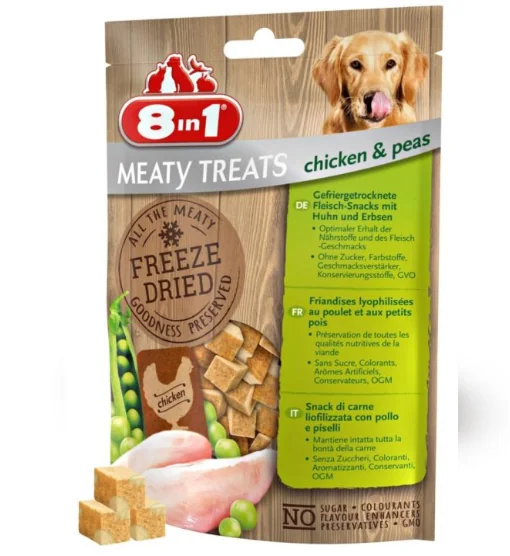 8in1 Recompense Meaty Pui/ Mazare 50g