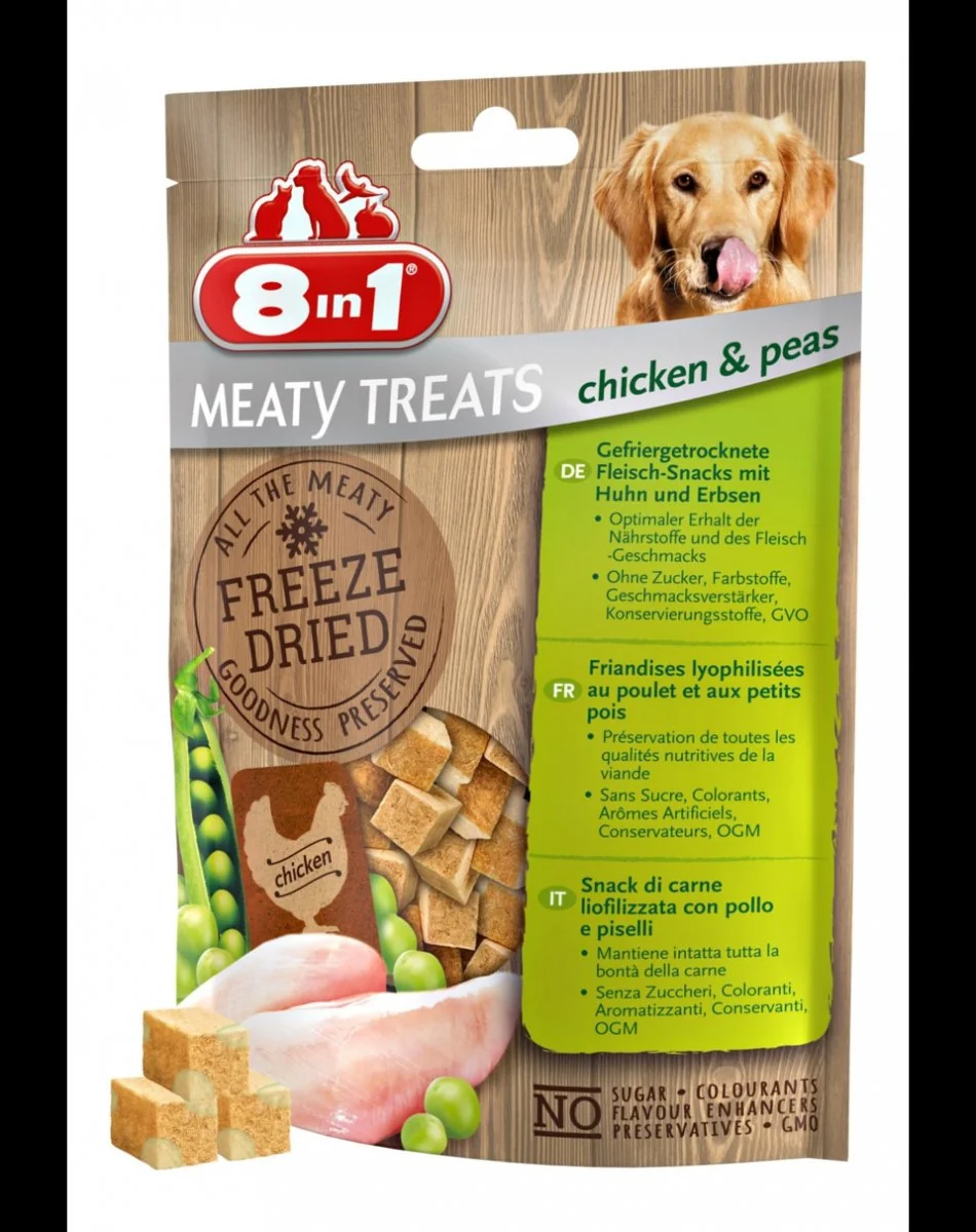 8in1 Recompense Meaty Pui/ Mazare 50g