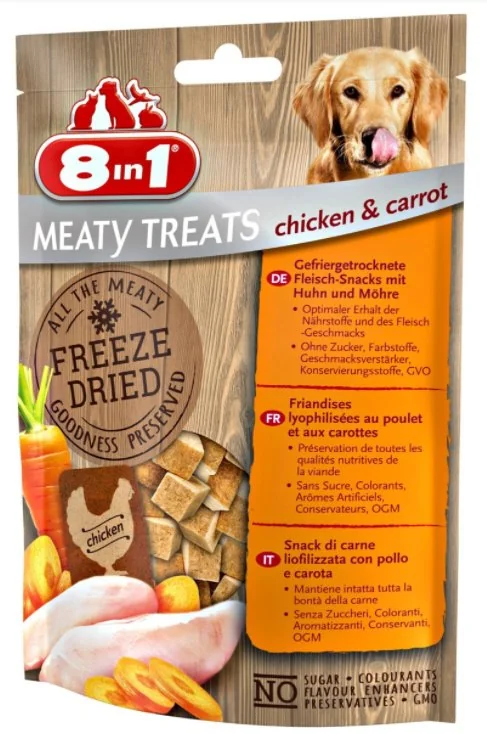 8 in1 Recompense Meaty Pui/Morcov 50 G