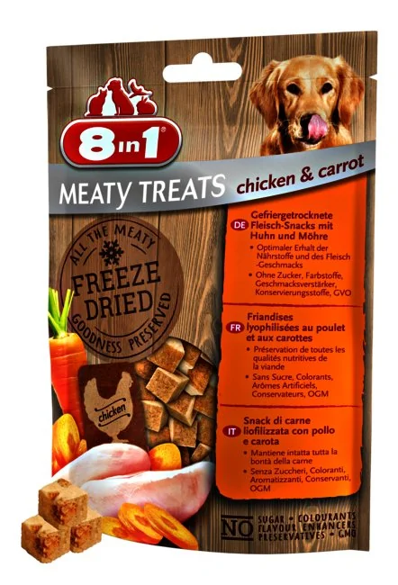 8 in1 Recompense Meaty Pui/Morcov 50 G