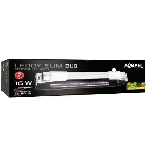 Aquael Lampa Led 16 W Duo Sunny/Planta 60 CM Neagra 115558