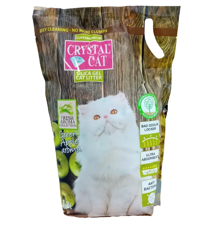 Crystal Cat Nisip Silicatic Mar Verde 3.8 L
