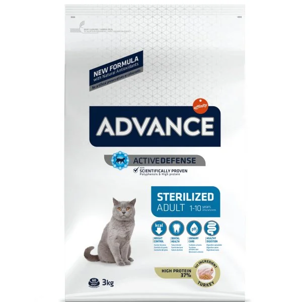 Advance Cat Sterilized Curcan 3 kg