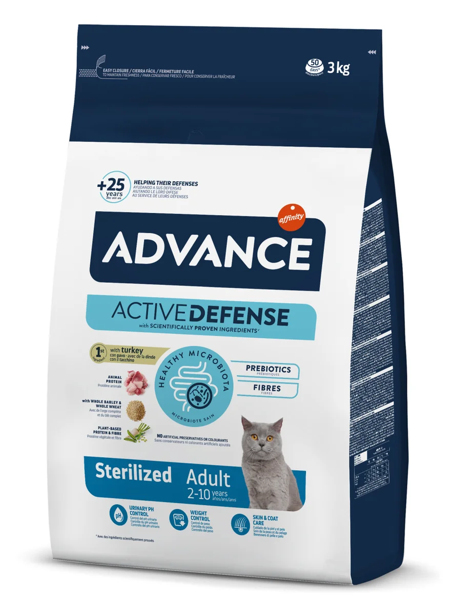 Advance Cat Sterilized Curcan 3 kg