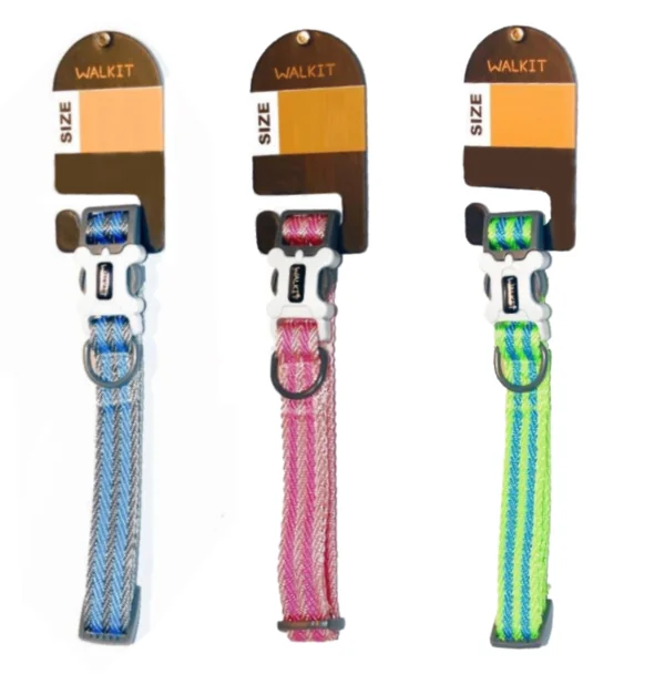 Walkit Zgardă Câine Special Twill Waved M 2.5 X 35-50 cm