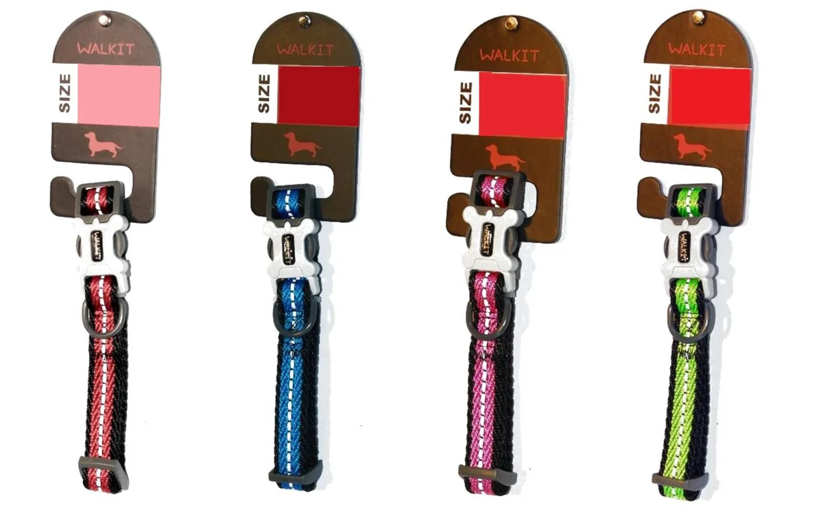 Walkit Zgardă Câine Special Twill Waved M 2.5 X 35-50 cm