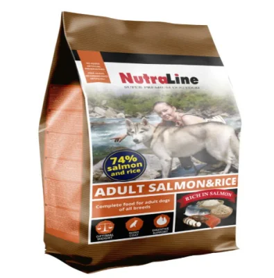 Nutraline Dog Adult Somon/Orez 3 Kg