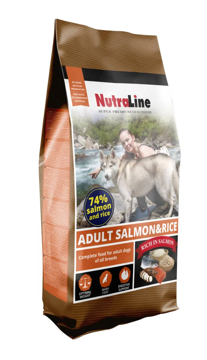 Nutraline Dog Adult Somon/Orez 3 Kg