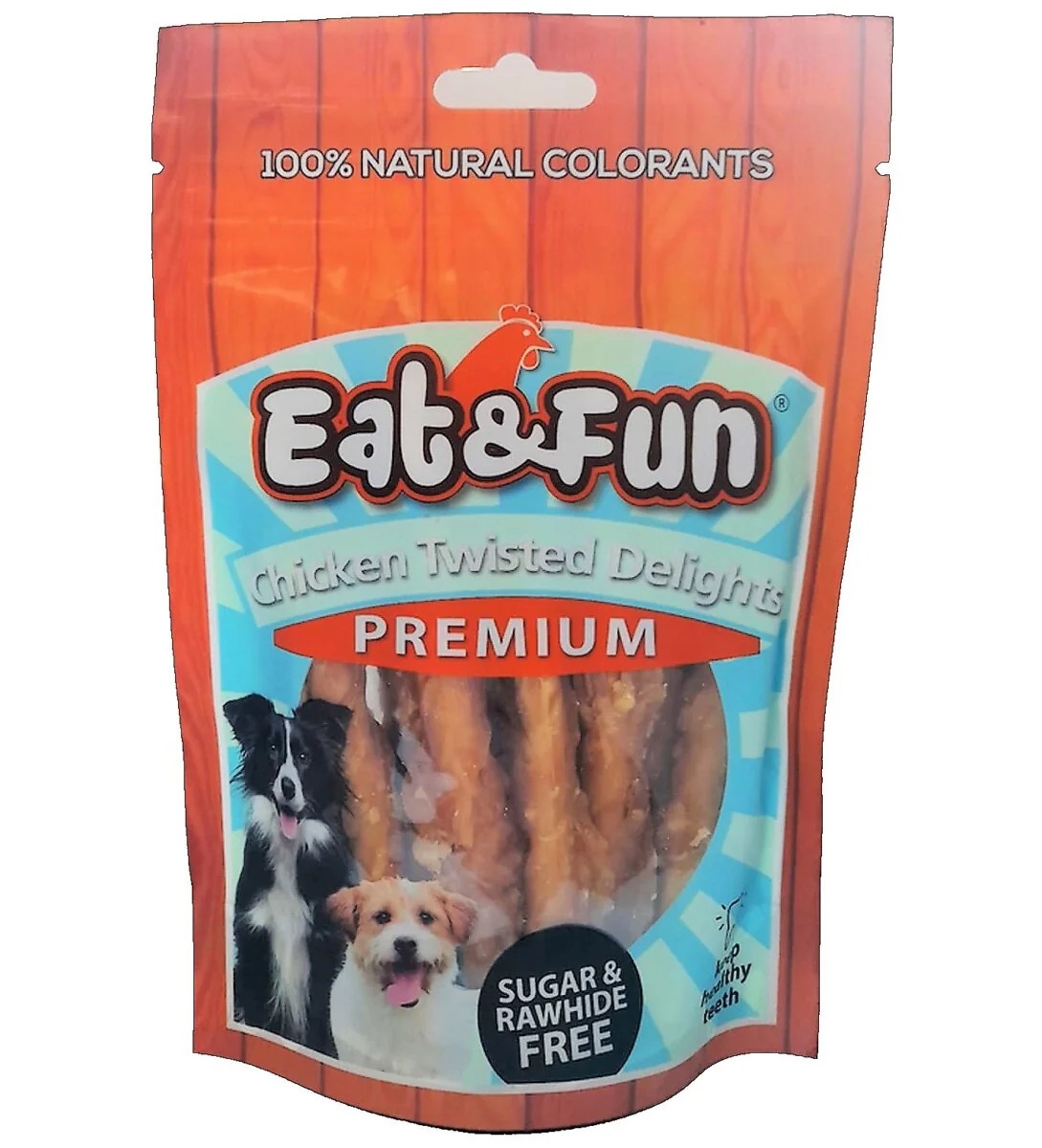 Eat&Fun Recompense Caini Chicken Twisted Delights 100 g