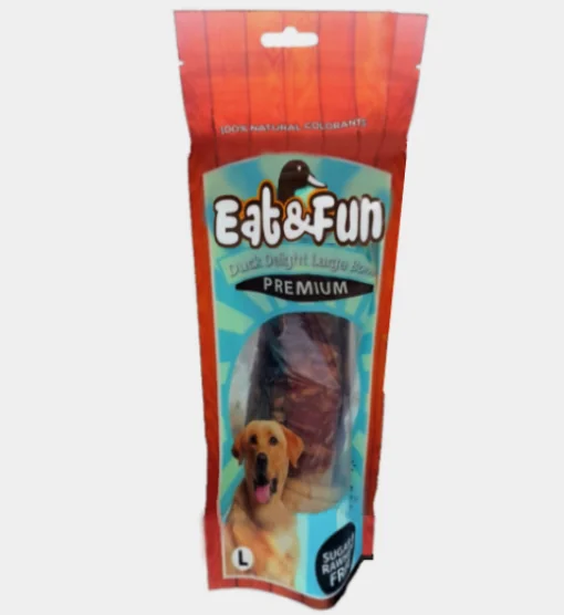 Eat&Fun Recompense Caini Duck Delights Large Bones 140 g