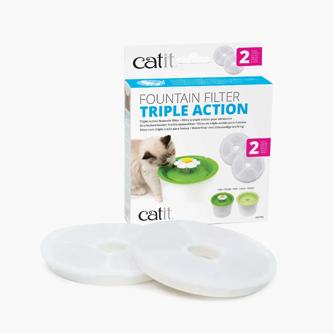 Catit Filtru Rezerva Triple Action 2 Buc 43738