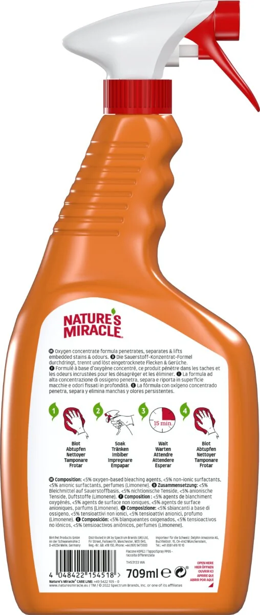 Natures Miracle Dog Set-In Stain Remover 709 ml