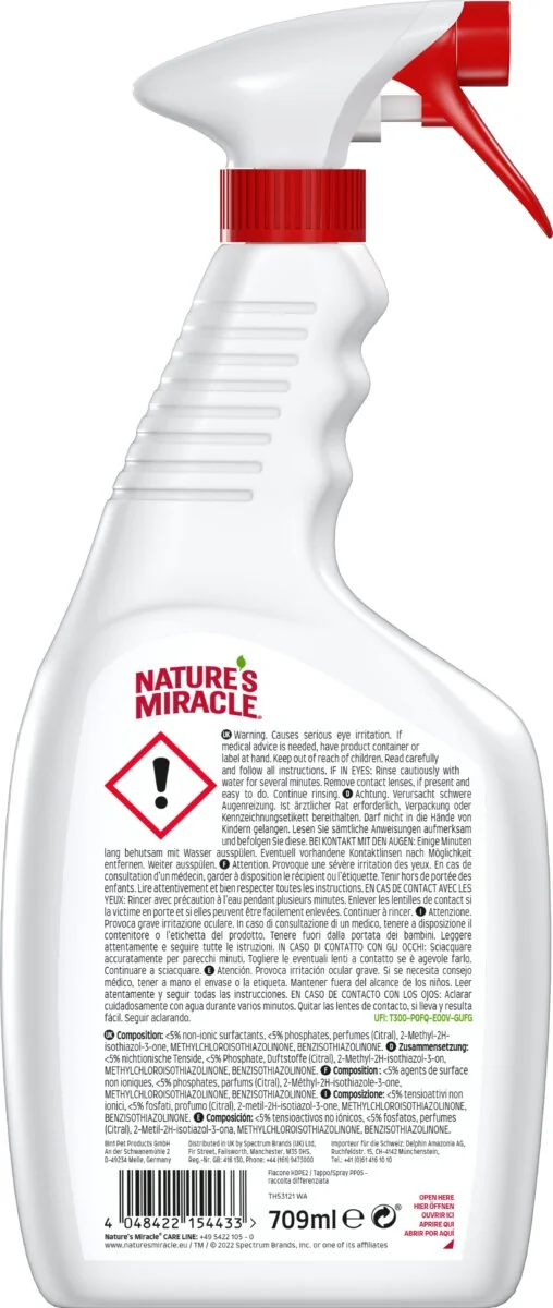 Natures Miracle Cat Stain & Odour Eliminator 946 ml
