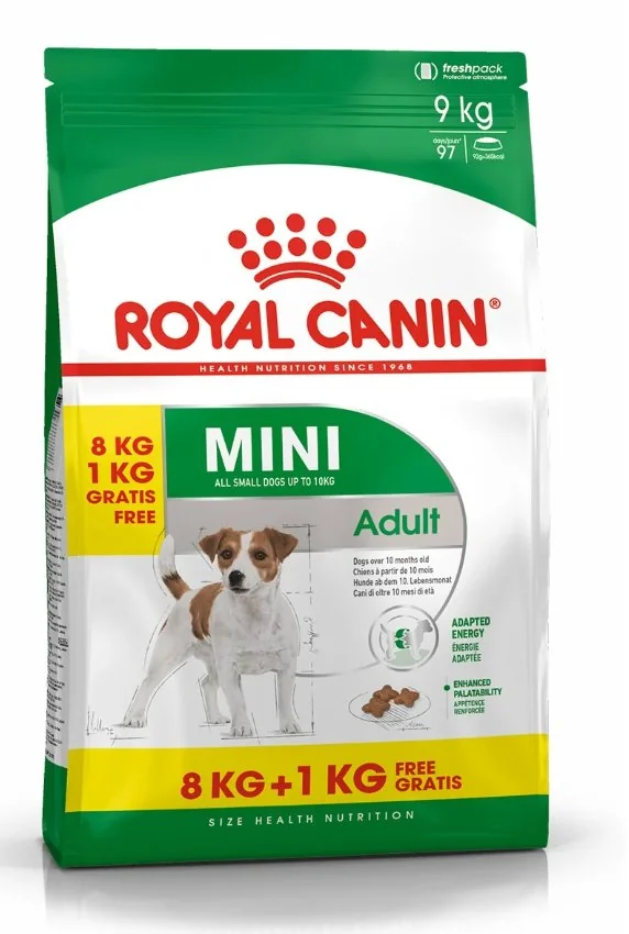 Royal Canin Mini Adult 8 + 1 Kg Gratis