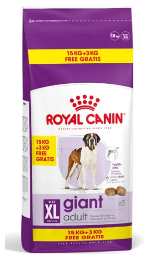 Royal Canin Giant Adult 15+3 kg Gratis