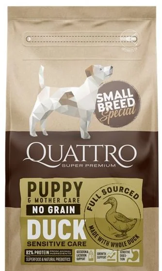Quattro Dog Small Breed No Grain Puppy 7 kg