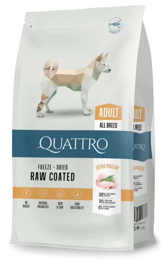 Quattro Dog Adult Pui All Breed 12 Kg