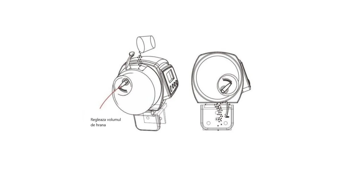 Resun Hranitor Automat Pesti Cu Display AF-2005D