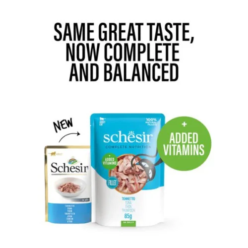 Schesir Cat Plic Ton in Jelly 85 G