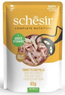 Schesir Cat Plic Ton/Pui in Jelly 85 G