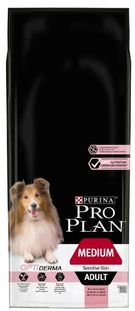 Pro Plan Dog Adult Medium Sensitive Skin Somon 14 Kg