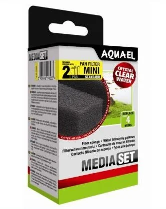 Aquael Filtru Burete Fan Mini / 2 Buc/Set