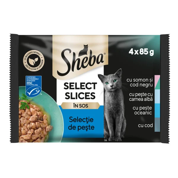 Sheba Plic Peste 4x85 g