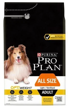 Pro Plan Dog Adult All Size Light/Sterilised Chicken 14 Kg