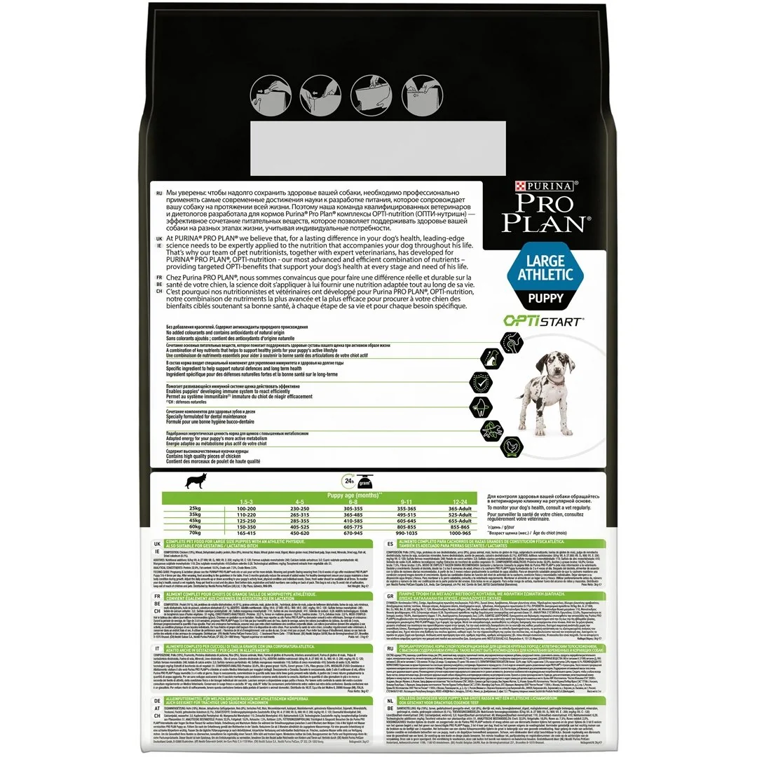 Pro Plan Dog Puppy Large Athletic Chicken 12 Kg